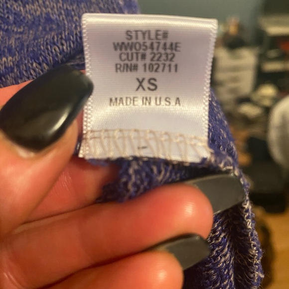 Gibson purple knit top - Picture 4 of 4